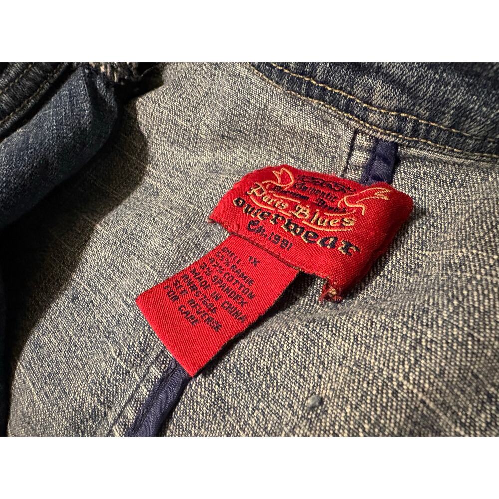 Vintage Paris Blues denim jacket - Picture 3 of 4
